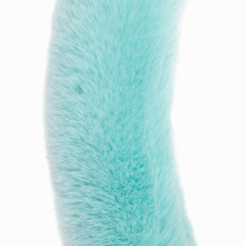 Mint Soft Plush Luxurious Faux Wool Steering Wheel Cover for Car Truck SUV - Afbeelding 5 van 7