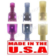 150 Male Female Insulated Wire Terminal Spade Crimp Connector Set 10-22 Gauge