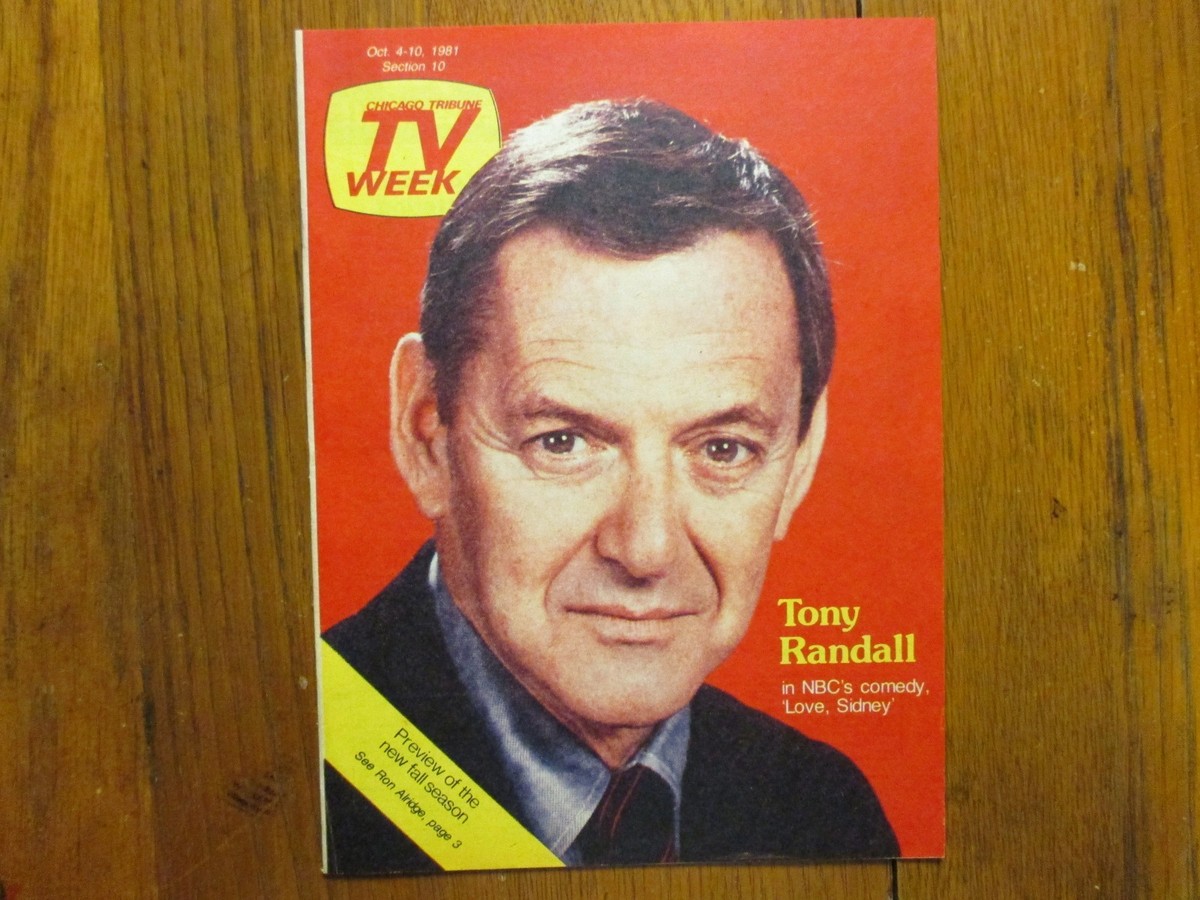 g*n様 TYPHUS レコード 1981 POLITICAL RECORDS Oct. 4-1981 Chicago Tribune TV Week Mag(LOVE, SIDNEY/THE ODD