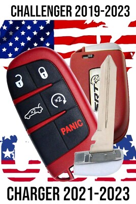 REMOTE KEY FOB FOR 2019-2023 DODGE CHARGER CHALLENGER HELLCAT SRT