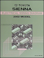2002 Toyota Sienna Van Electrical Wiring Diagram Manual