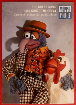 THE MUPPETS - Card #28 - GONZO THE GREAT: SHOWMAN, DAREDEVIL, POULTRY-LOVER