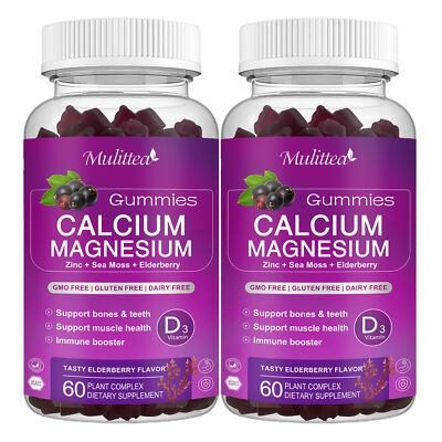 CALCIUM MAGNESIUM GUMMIES Support bones & teeth Support muscle health