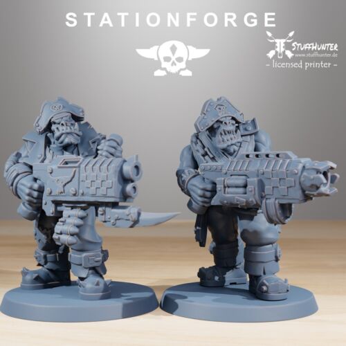 Orkaz Pirates Infantry Set (10) - Station Forge - Space Grimdark 28-32mm - Picture 6 of 8
