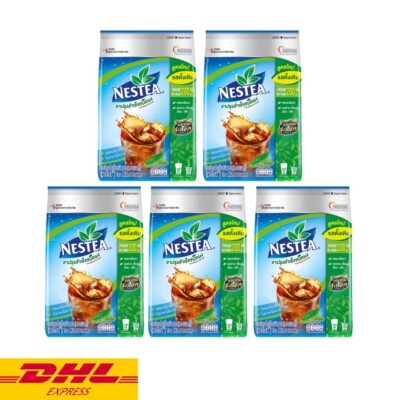 5x NESTEA UNSWEETENED Instant Ice Tea Mix No Sugar Nestle Brew Drink 0 Cal 200 g