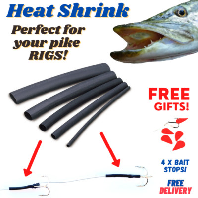 Heat Shrink PIKE RIGS - Pike Rigs Trace Wire - Machen Sie Ihre eigenen Spuren UK POST