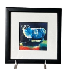 Eion O Connor Small Framed Black Faced Sheep Pop Art Print "Inspired by Color"