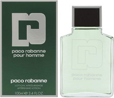 Paco Rabanne 100ml Pour Homme Aftershave Lotion Brand New & Sealed Box