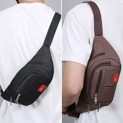 Men Women Fanny Pack Belt waist Bag Cross body Sling Shoulder Travel Sport Pouch
