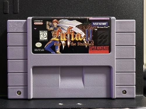 Lufia 2 II: Rise of the Sinistrals Super Nintendo SNES Authentic Cartridge Only