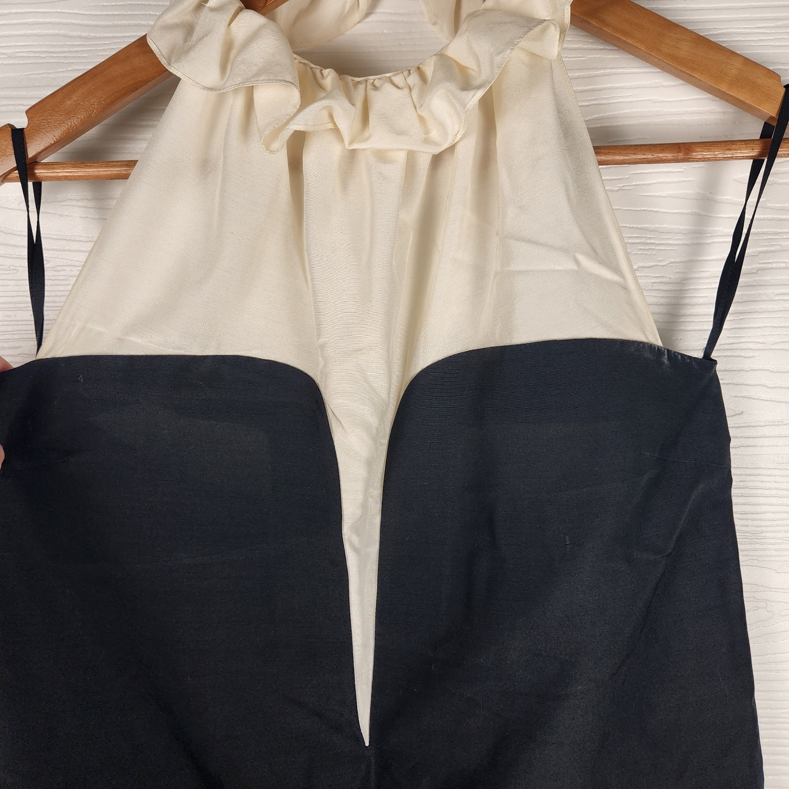 Yves Saint Laurent Runway 2011 Autunno Inverno Collezione Pronto all'uso Seta Nero