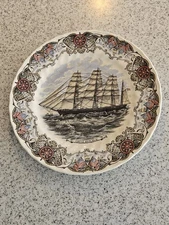 NEVER USED Churchill Currier & Ives Collectable "Great Republic" 10" Plate USA