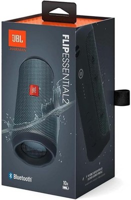 JBL Flip Essential 2 Bluetooth Lautsprecher Schwarz IPX7 USB-C 20W 10Std NEU OVP