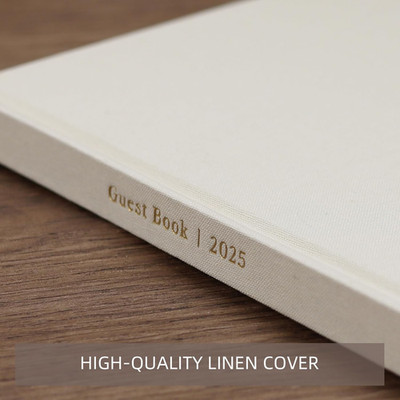 Elegant Guest Book for Wedding Reception, Beautiful Guestbook for Baby Shower...