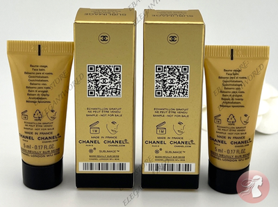 2 X Chanel Sublimage Le Baume Face Balm Travel Size 5ml/0.17 fl oz