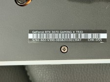 Not Working MSI GeForce RTX 3070 GAMING X TRIO 8GB GDDR6 Graphics Card