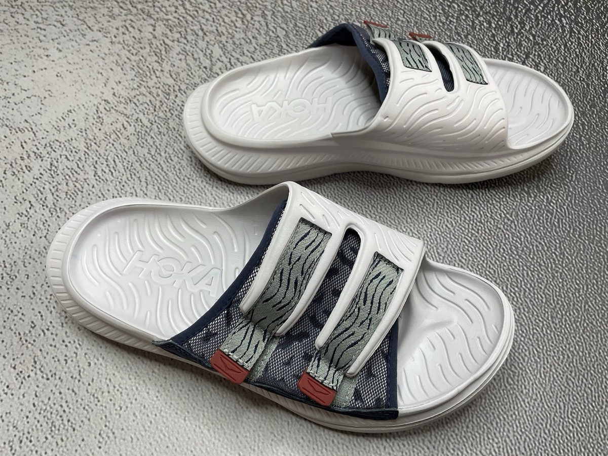Hoka One One Ora Cantaloupe/Fiesta Unisex Recovery Sandals - SZ M 8- W 10 Women main image 2