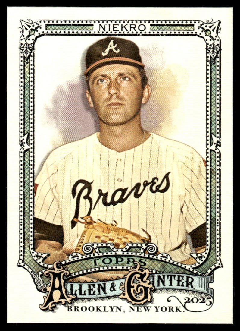 PHIL NIEKRO 2025 Topps Allen & Ginter Legend Card #312 Atlanta
