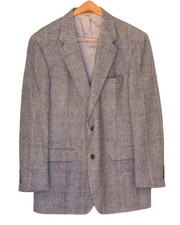 Grant Thomas Glen Plaid Camel Hair Sport Coat Jacket 43 to 44 Long Lord & Taylor
