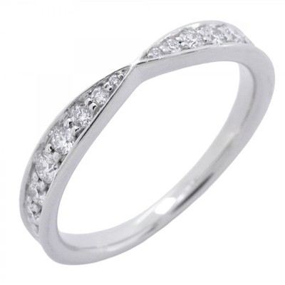 Tiffany & Co. Harmony Ring mit Perlenbesatz, Pt950 Platin, Diamant, Größe... GZl1i2pe