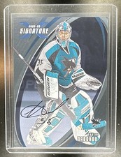 2002-03 In The Game Signature Series Evgeni Nabokov Silver Auto