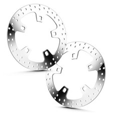 11.8" Polished Front Brake Disc Rotor Fits Harley Davidson 2 Front Rotors