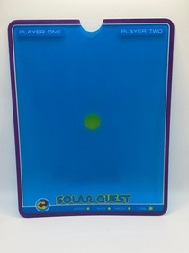 Vectrex Solar Quest GCE 1982 Game Cartridge with Overlay