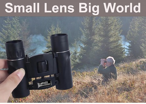 40x22 Hd Binocolo 2000m Mini Telescopio Lungo Raggio per Caccia e Viaggio - Foto 8 di 24