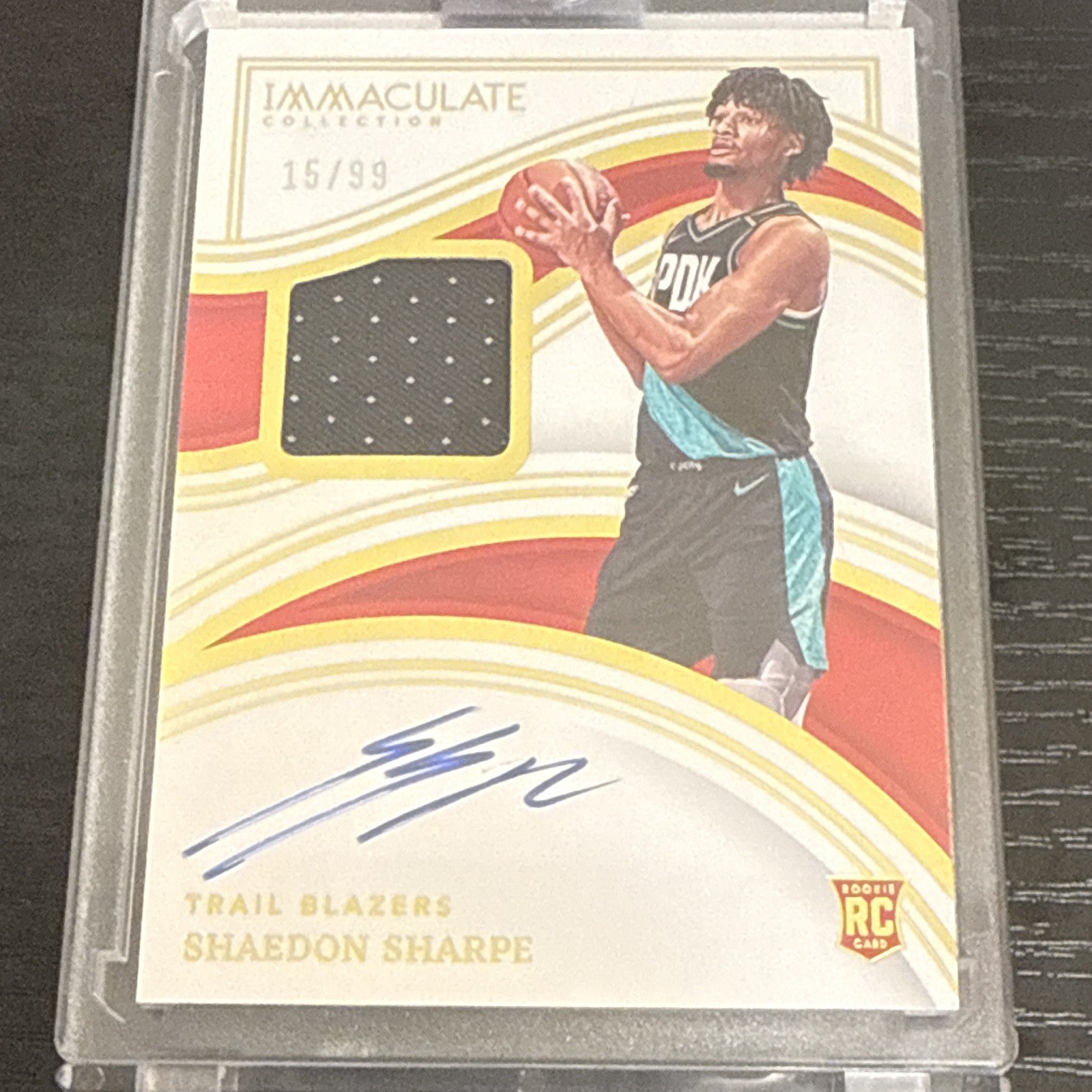 2022-23 Panini Immaculate Collection - RPA Shaedon Sharpe #15/99 NM