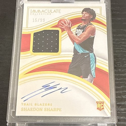 2022-23 Panini Immaculate Collection - RPA Shaedon Sharpe #15/99 NM