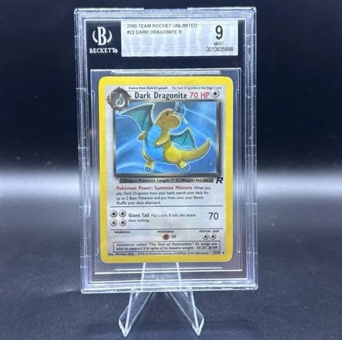 Dark Dragonite (Unlimited) graded BGS 9 for sale on eBay