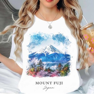 Mount Fuji Unisex Shirt Travel Gift Japan Trip Lover Favorite Tee