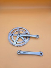 Set pedivelle Shimano 105 FC-1056 53/39 denti 170 mm crank set vintage retrò