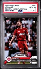 2025 Topps Now Mr. Beast Sidemen Charity Match RC Card PSA 10 Gem #007