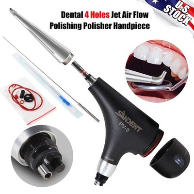 Dental Aluminum Oxide Micro Blaster Air Polisher Abrasion Microetcher 4Holes