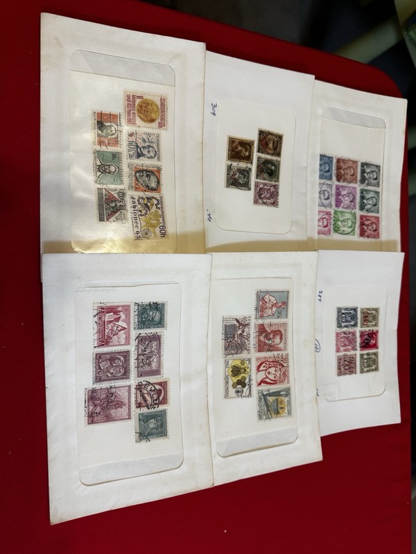 Lot Of Foreign Stamps, Belgium Czech Republic - Sealed Envelopes - Lot #W104