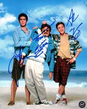 Jonathan Silverman, Terry Kiser & Andrew McCarthy Triple Signed Weekend at