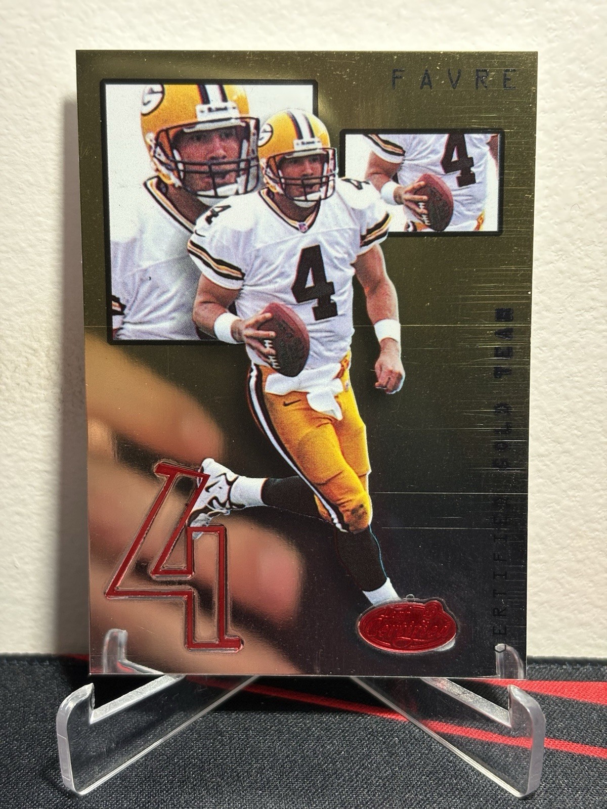1999 Donruss LEAF CERTIFIED Football BRETT FAVRE #CGT17 CERTIFIED GOLD TEAM SP