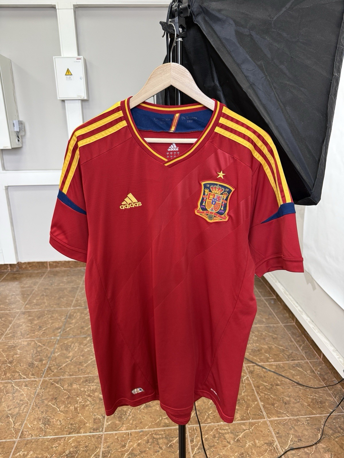 🇪🇸 2012 Adidas Spain Home National Football Soccer Jersey Size L