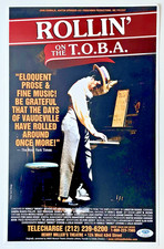 Rollin' On The T.O.B.A Ronald "Smokey" Stevens Theater Window Card 14" x 22"