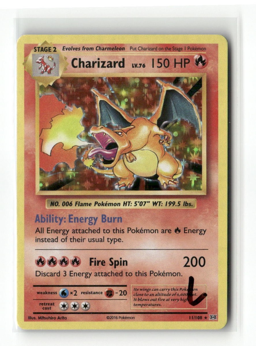 XY - Evolutions #11/108 Charizard Holo Lightly Played (LP) | eBay
