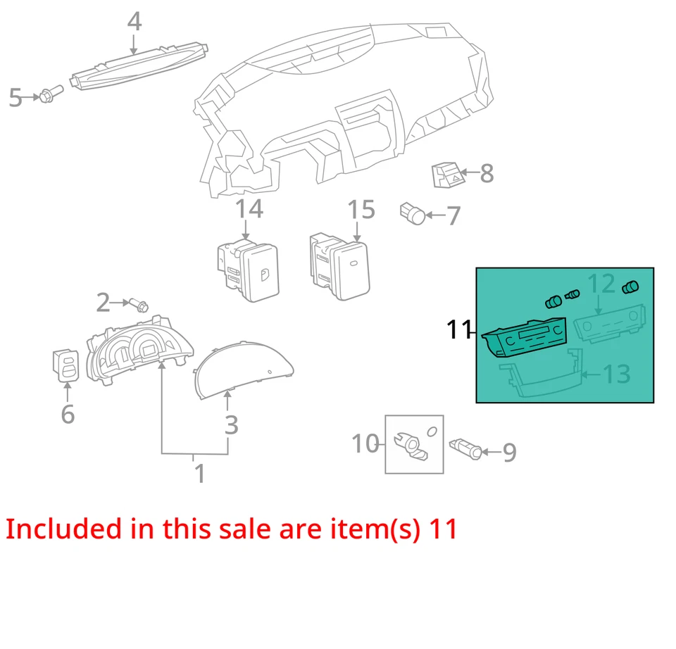 Toyota Camry 2007-2009 calefacción aire acondicionado control de clima Mx146570-5870|55900-0717 VNZ8Q Foto 3 de 4