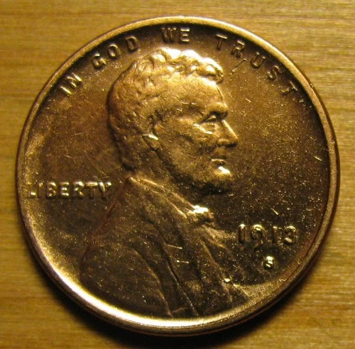 1913 S LINCOLN WHEAT CENT PENNY FROM COIN COLLECTION ROLLS LOTS SETS AND ALBUMS