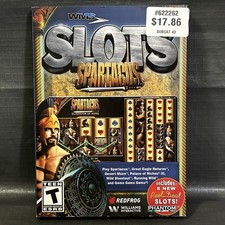 WMS SLOTS: SPARTACUS Casino Games PC DVD New/Sealed 2012 Reel Deal Phantom