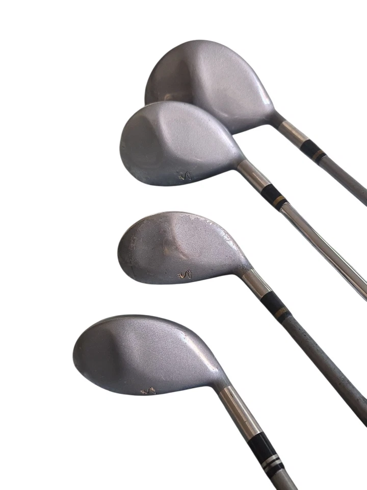 Juego de 4 ejes de grafito y acero King Cobra Driver & Woods 1,3,5,9 R&S Flex diestro Foto 3 de 4