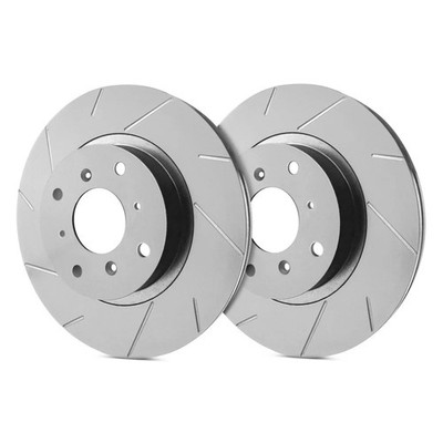 For Ford Explorer 11-19 SP Performance Slotted 1-Piece Front Brake Rotors