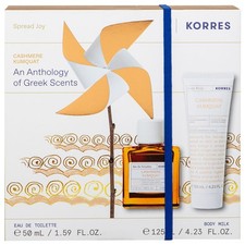 Korres Eau de Toilette Cashmere Kumquat 50 ml + Lait Corps Cashmere Kumquat 125