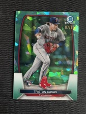 2023 Bowman Chrome Sapphire Triston Casas Image Variation Aqua /99 RC