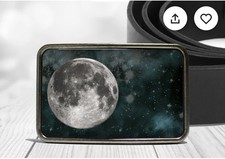 Full Moon Belt Buckle