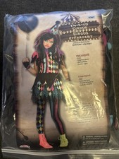 Fun World Twisted Circus Clown Girls Child Halloween Costume Medium 8-10 367